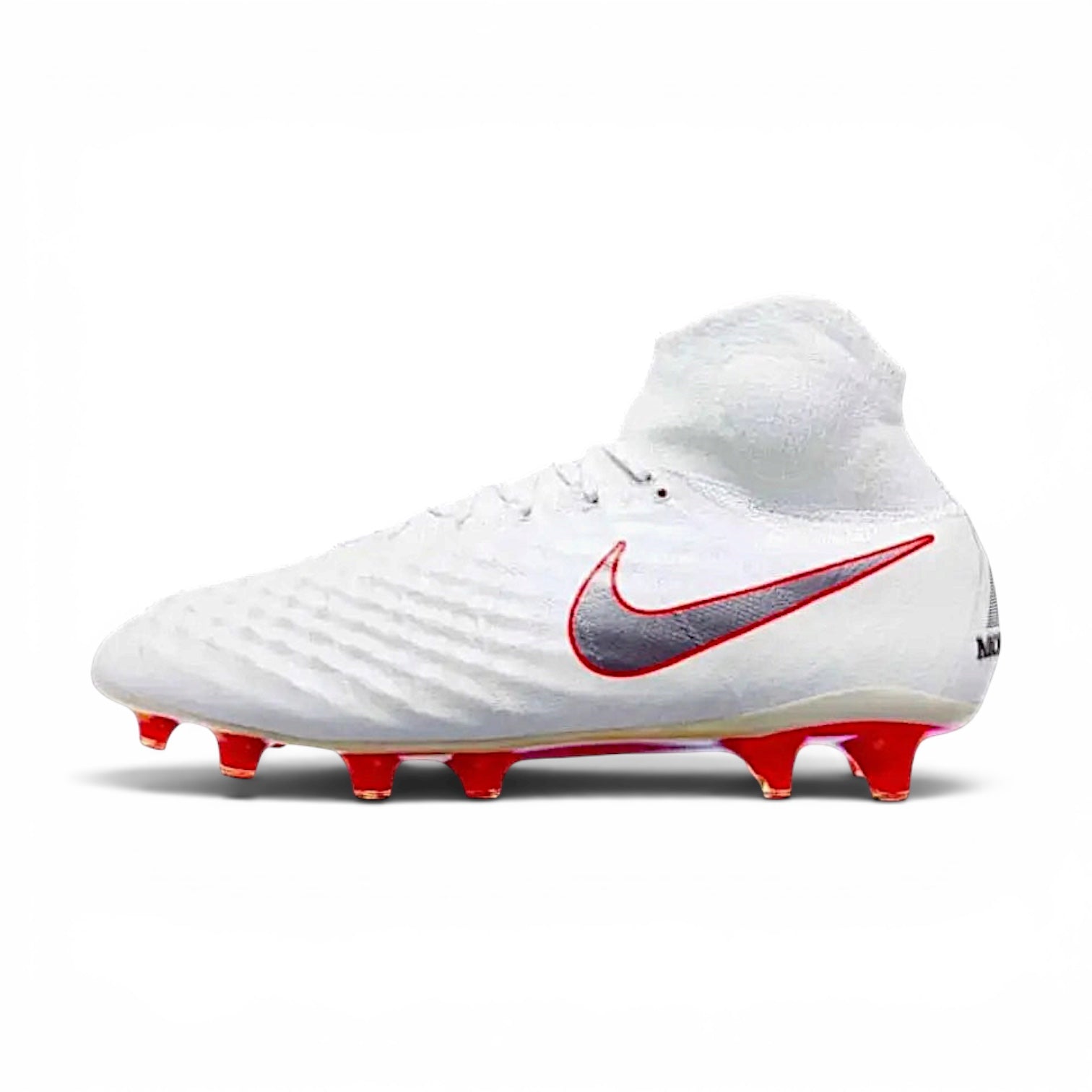 Nike Magista Obra II DF FG (branco/vermelho)