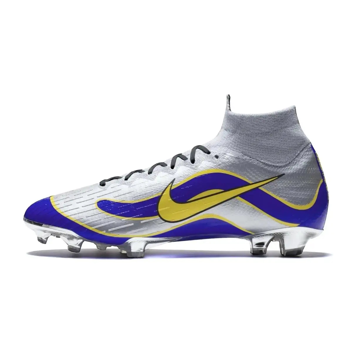 Nike Mercurial Superfly 6 Elite FG 1998 (silver/blue/yellow) | EUNIQUEBOOTS
