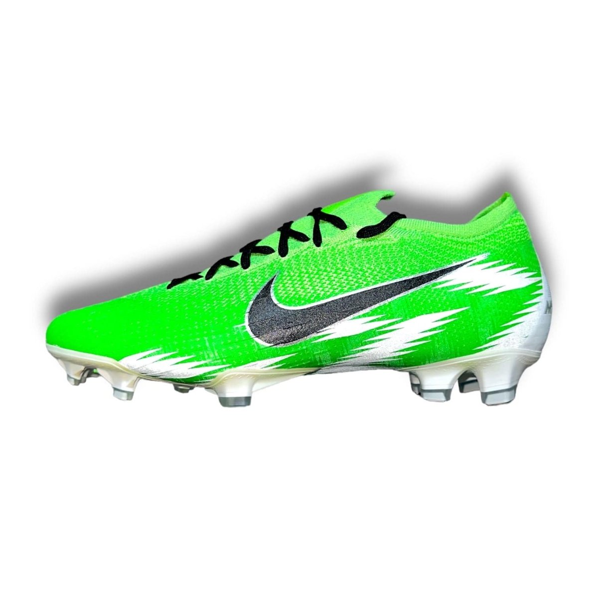 Nike Mercurial Vapor 12 Elite FG ID „green white“ / classic & rare football boots