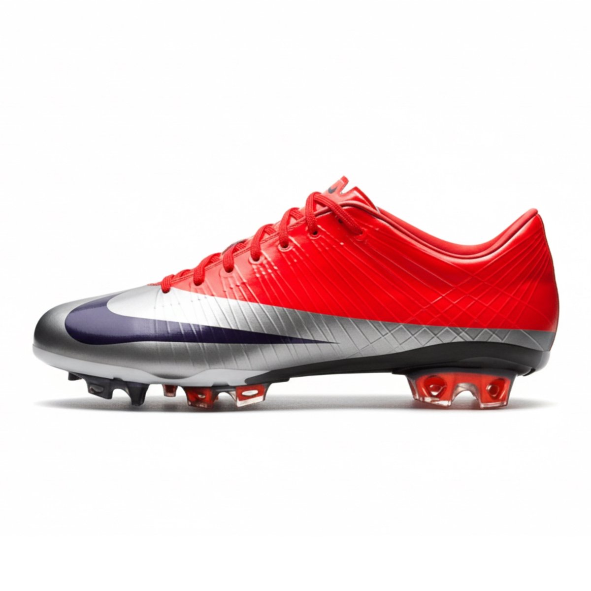 red and grey mercurials