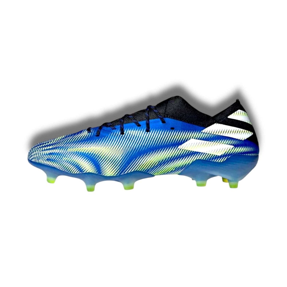 adidas サッカーシューズ NEMEZIZ.1FG. FW7423 ADIDAS NEMEZIZ .1 FG FIRM PRO SOCCER CLEATS BLUE NEON GREEN