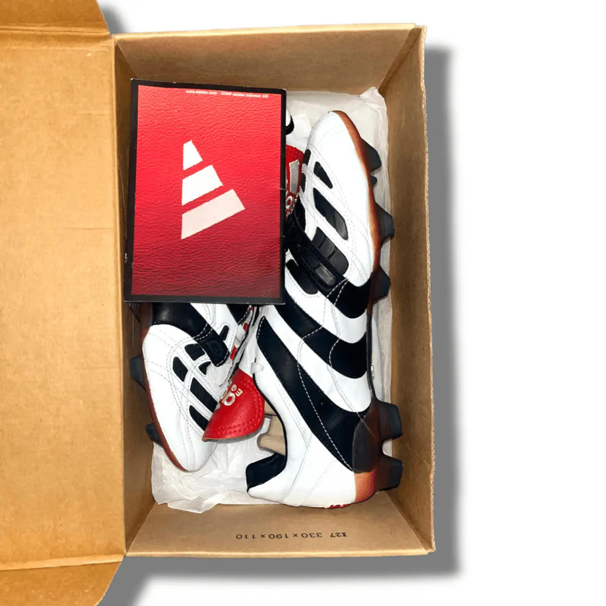 Adidas Predator Accelerator FG white / classic & rare football boots