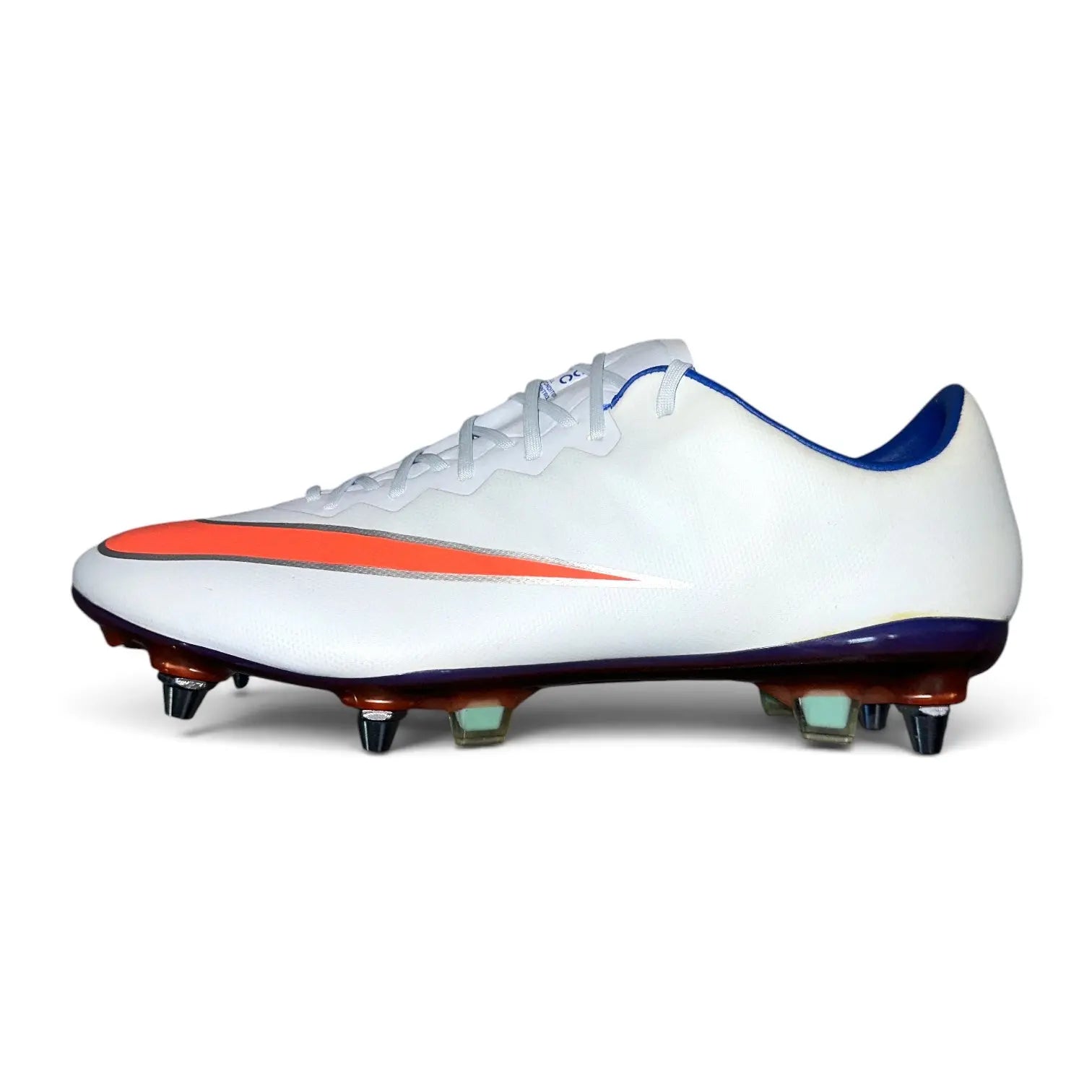 Nike Mercurial Vapor 10 SG-Pro (white/orange/blue) | EUNIQUEBOOTS