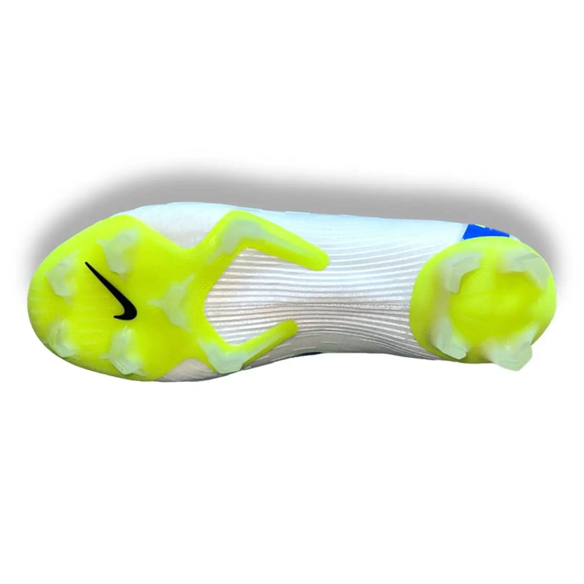Nike Mercurial Vapor 12 Elite FG ID „white blue lime“ / classic & rare football boots