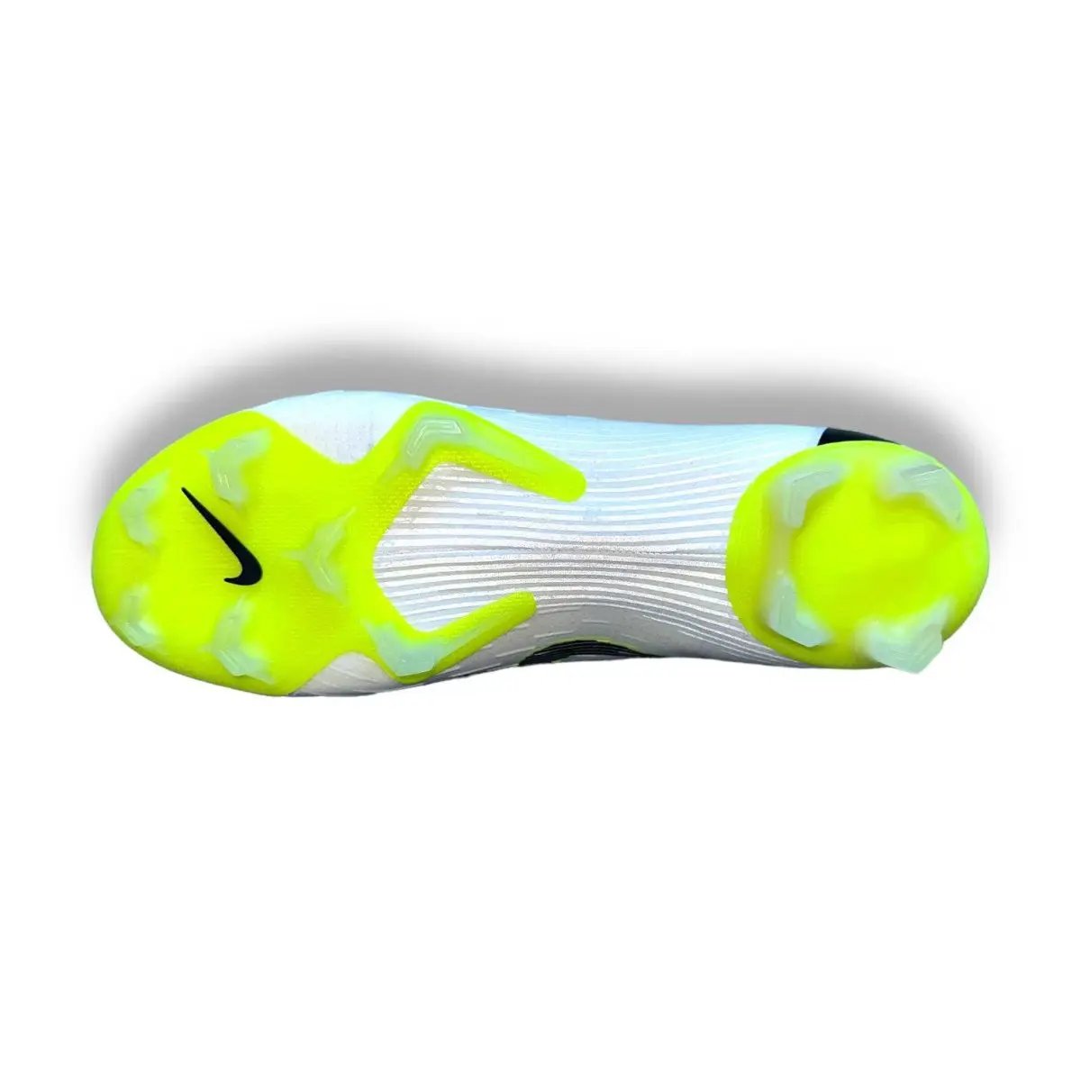 Nike Mercurial Vapor 12 Elite FG ID „white lime black“ / classic & rare football boots