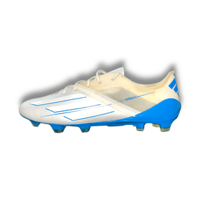 Adidas F50 Adizero FG MiAdidas white blue - EUNIQUEBOOTS