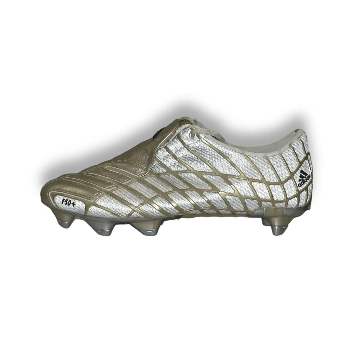 Adidas F50+ Spider XTRX SG silver / classic & rare football boots